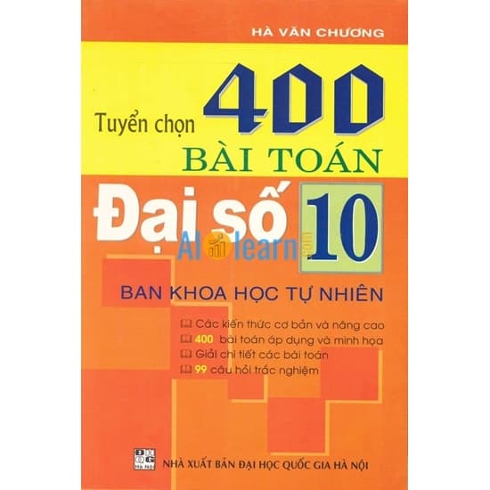 Tuyển Chọn 400 Bài Toán Đại Số 10